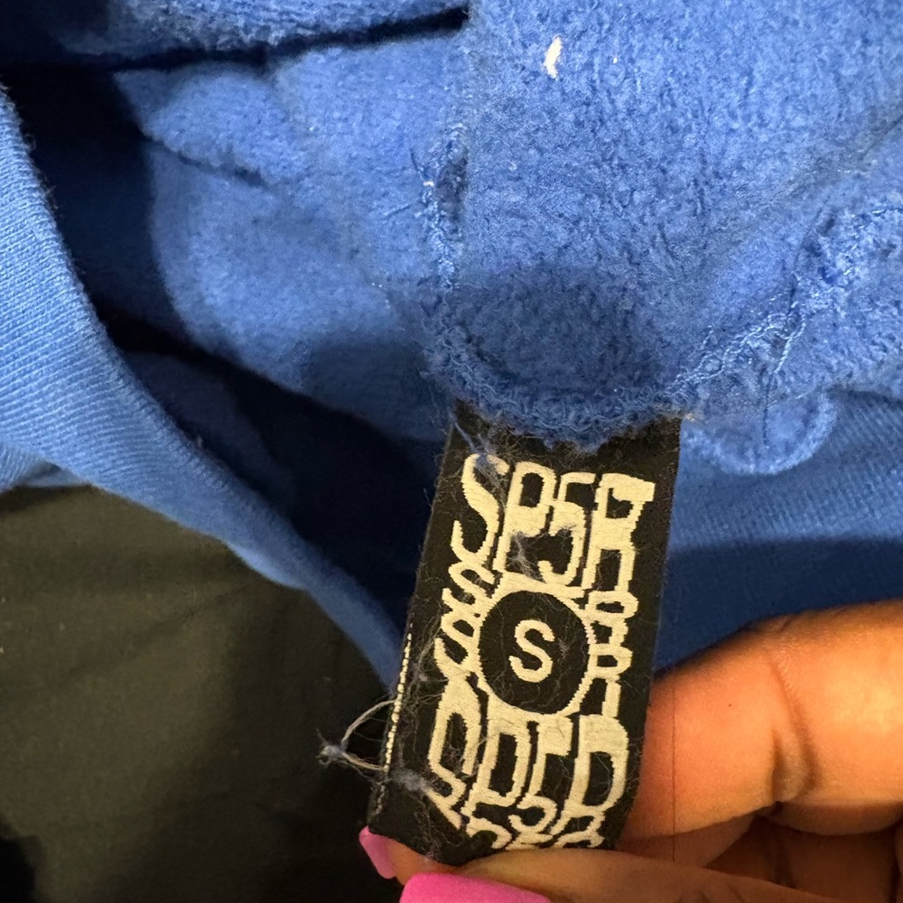 SP5DER Men's Blue Sweater